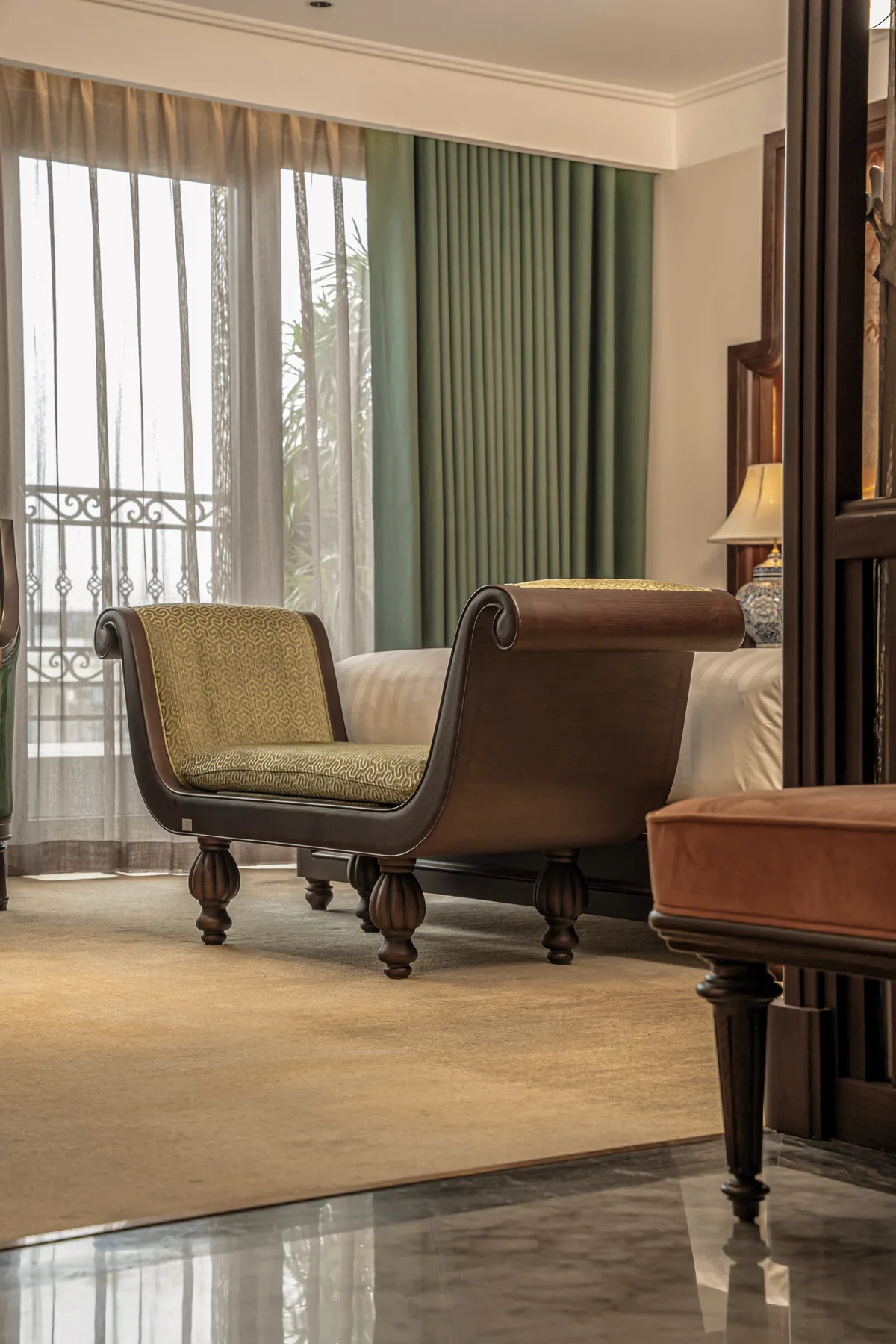 Armchair by the window